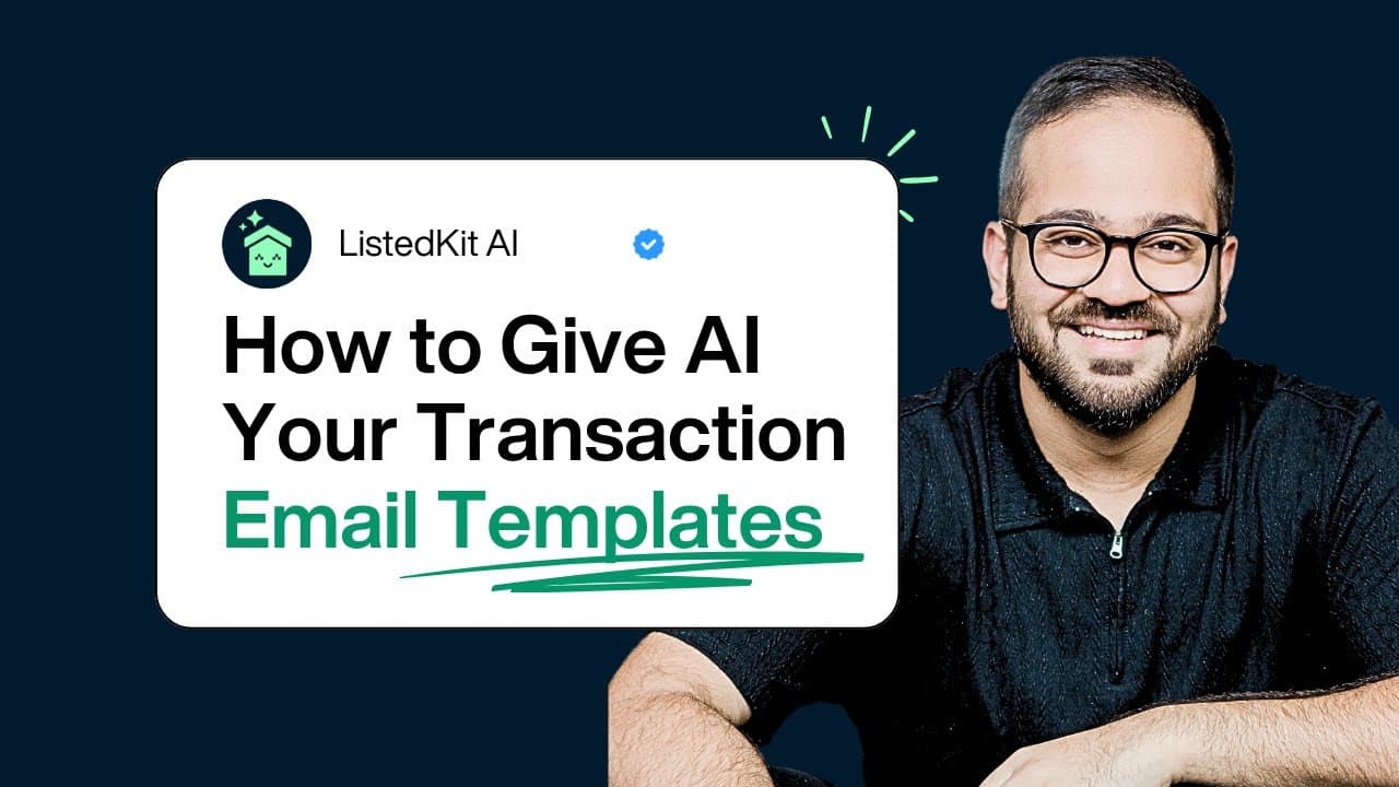 ListedKit Email Templates Demo - Click to play video