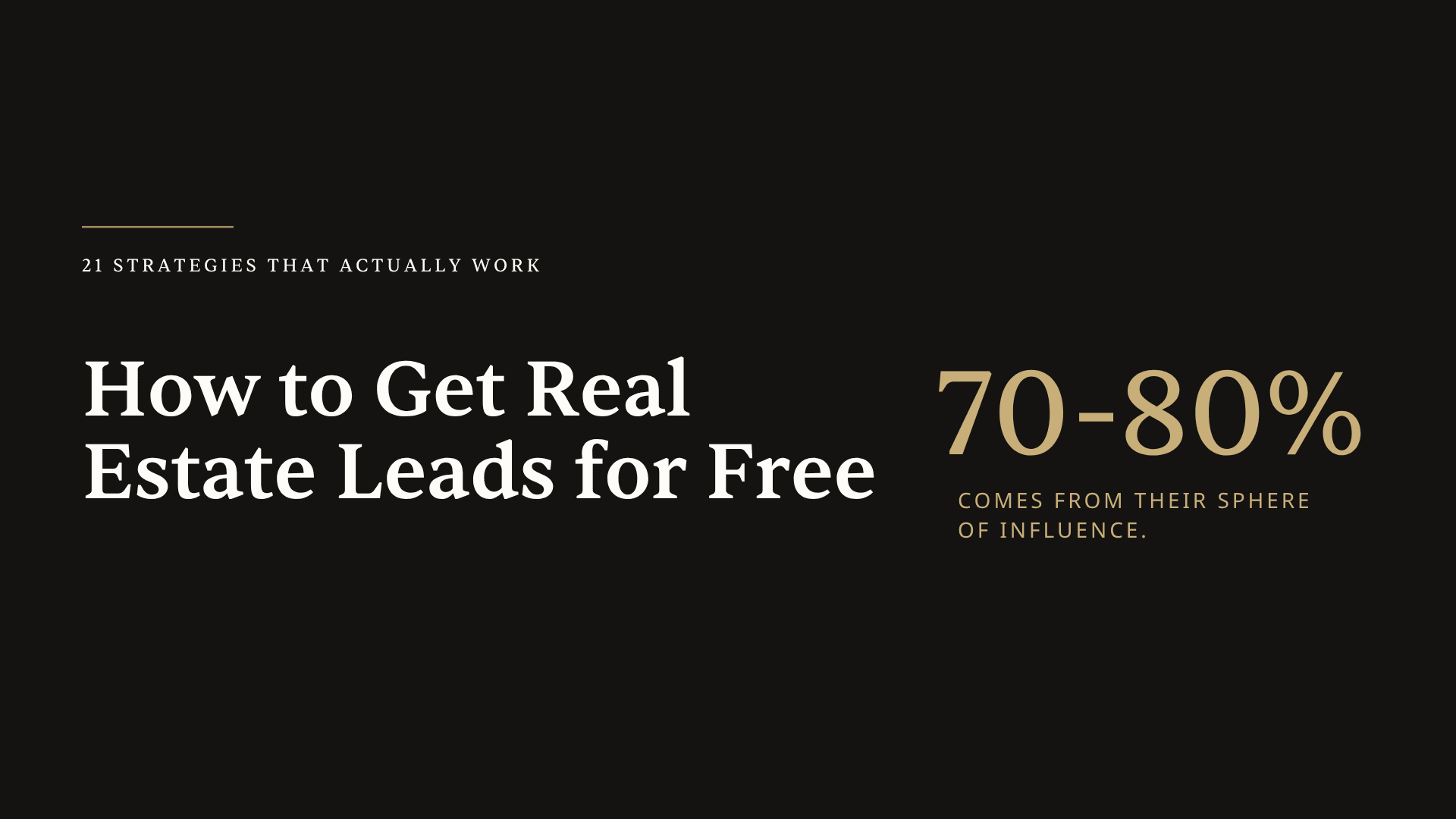 Playful illustration of real estate lead generation with a megaphone, handshake, house funnel, social media icons, referral network nodes, and a magnifying glass