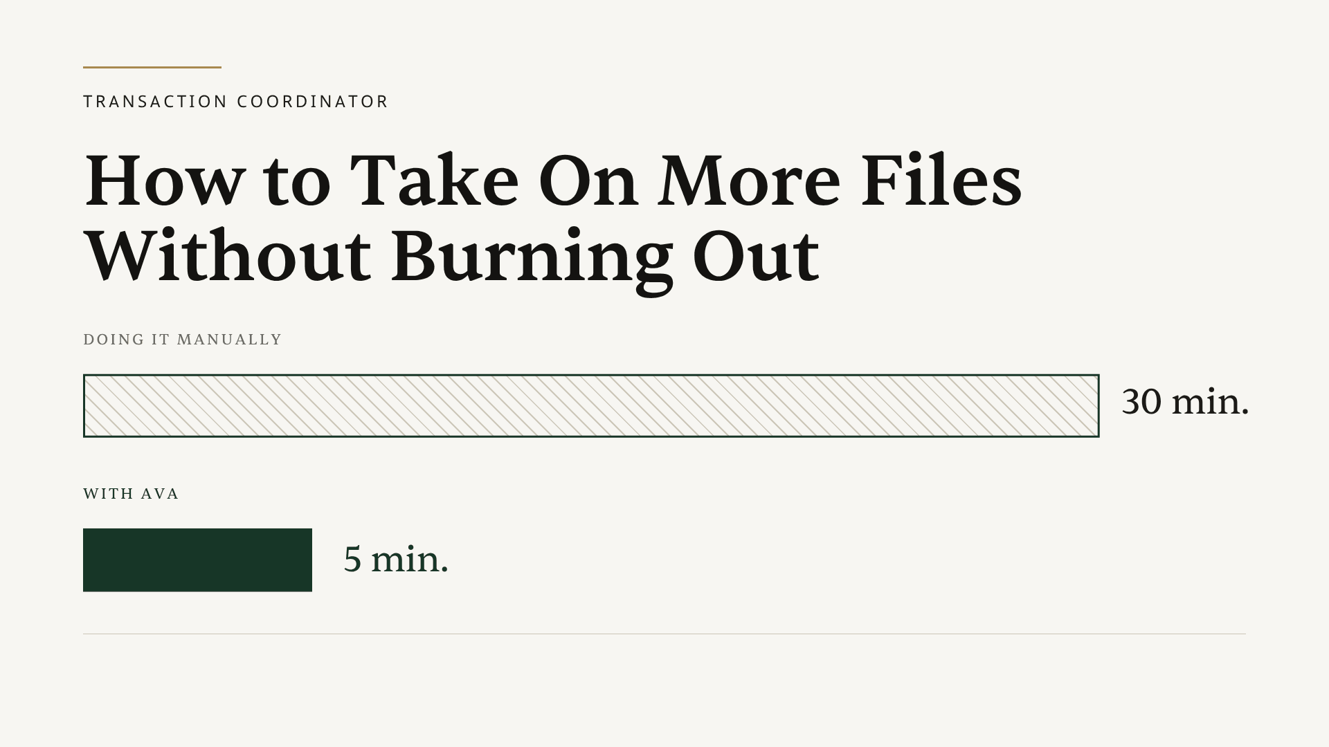How to Take On More Files Without Burning Out as a TC