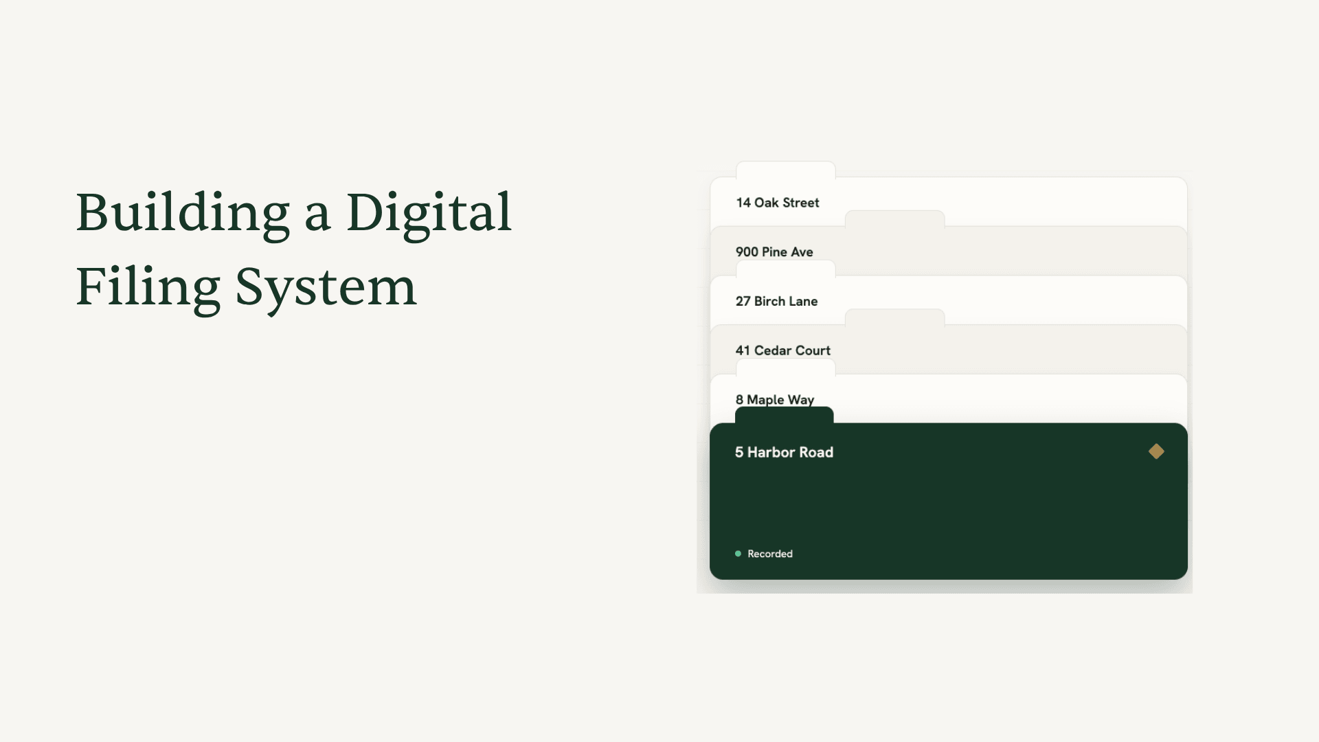 digital filing system