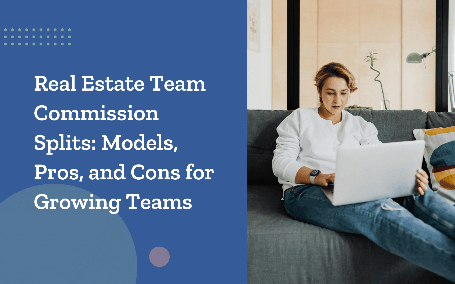 real estate team commission