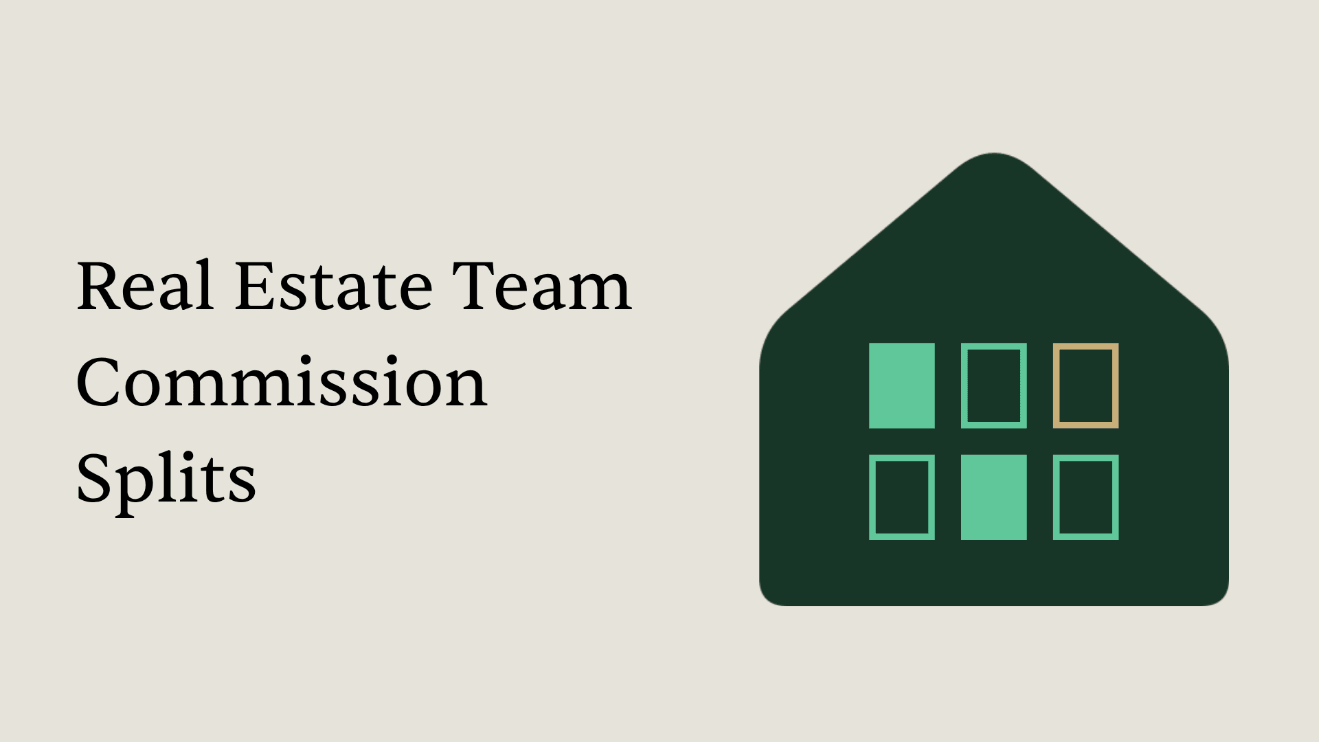 real estate team commission