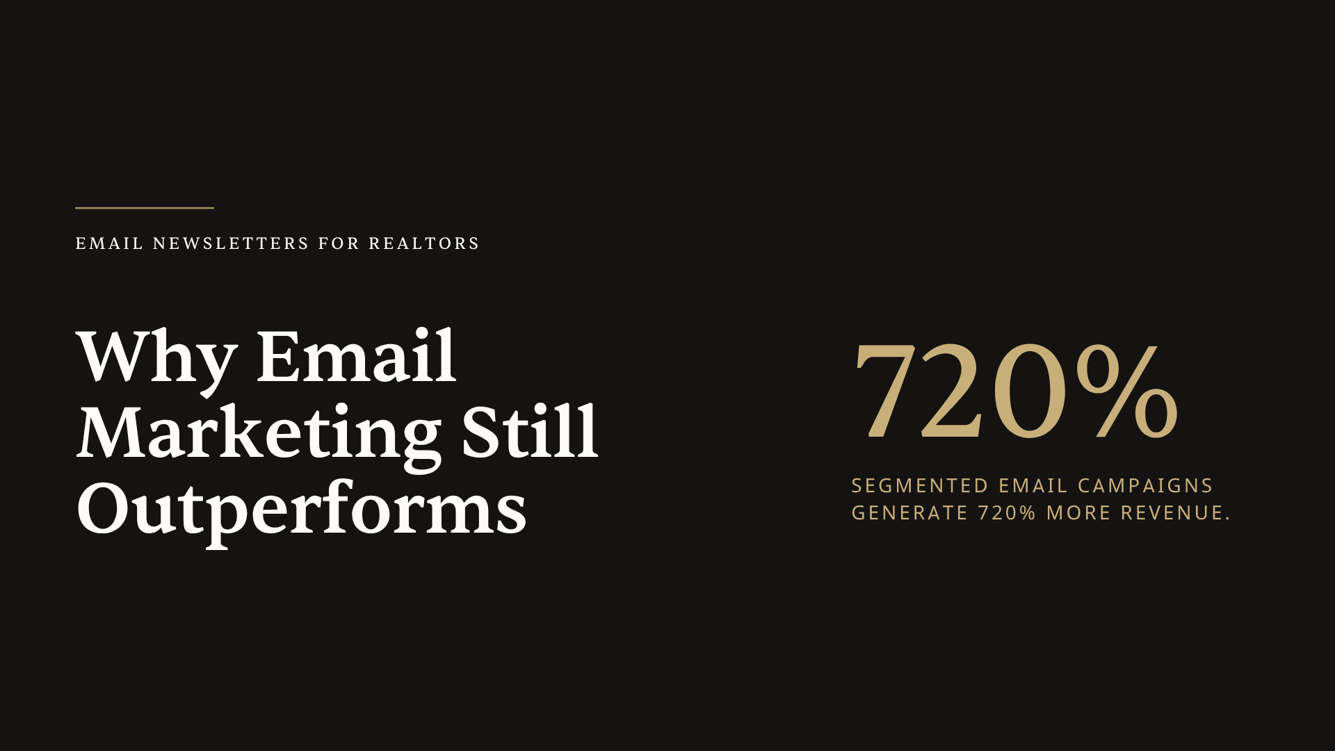 Playful illustration of real estate email marketing with teal envelopes, a house, a phone showing chat bubbles, and a golden key
