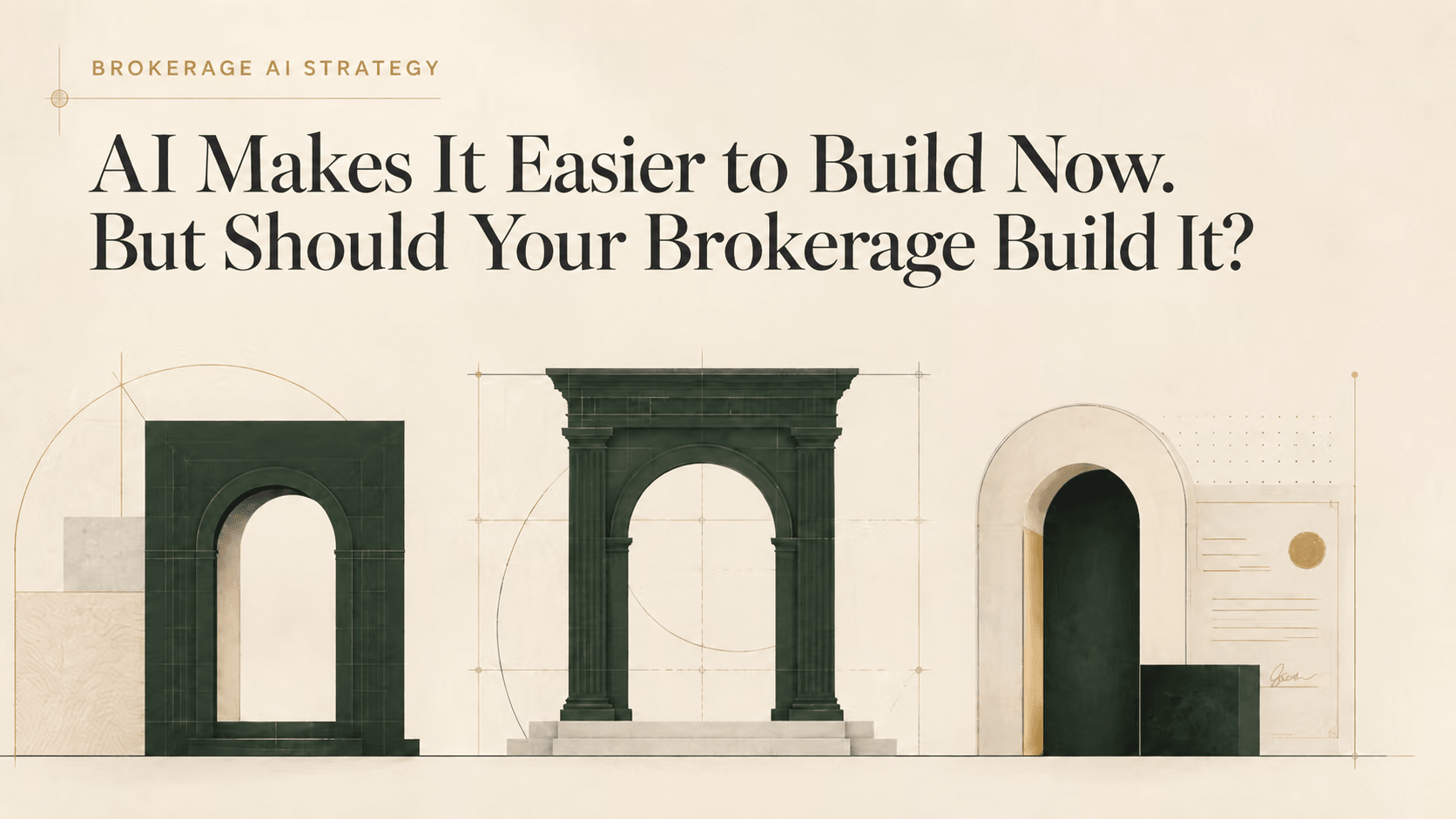 AI Makes It Easier to Build Now. But Should Your Brokerage Build It?